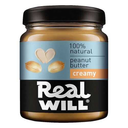 Паста арахисовая Real Will кремовая 330 г в Магнолия