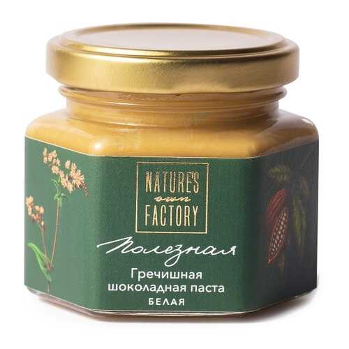 Паста Гречишная шоколадно-ореховая белая Nature's Own Factory 120 г, Россия в Магнолия