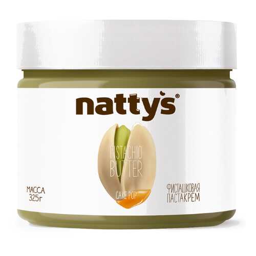 Паста Nattys cake pop фисташки с мёдом 325 г в Магнолия