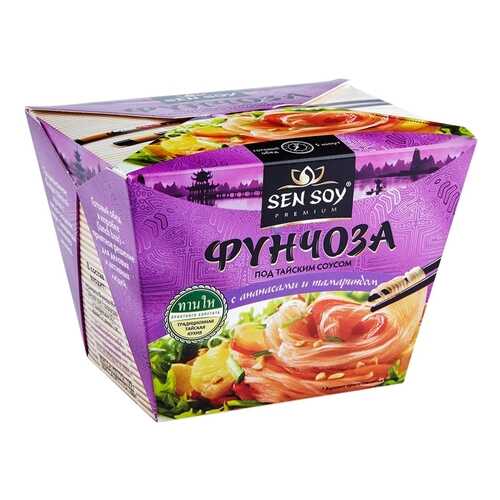Фунчоза Sen Soy под тайским соусом с ананасом и тамариндом 125 г в Магнолия