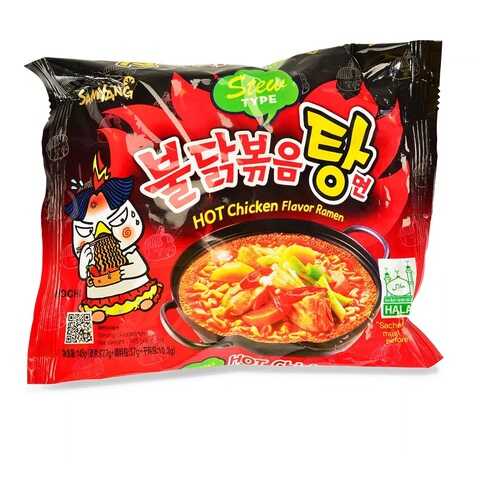 Лапша Samyang острая с курицей, 145 г, Южная Корея в Магнолия