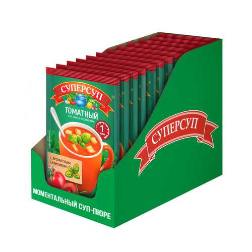 Суперсуп-пюре микс Русский Продукт 5 вкусов 5 видов по 4 шт 20-26.5 г в Магнолия