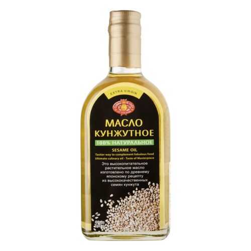 Масло кунжутное Golden Kings of Ukraine Extra Virgin 100% натуральное 0.35 л в Магнолия
