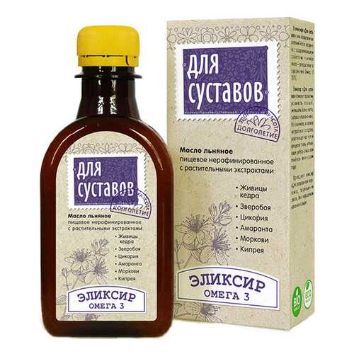 Масло льняное Компас Здоровья для суставов 200 мл в Магнолия