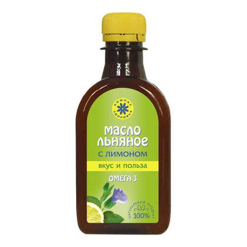 Масло льняное Компас Здоровья с лимоном 200 мл в Магнолия