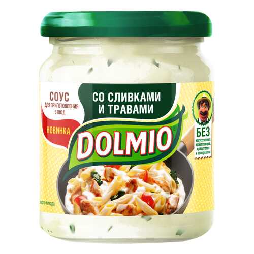 Соус на основе растительных масел Dolmio для приготовления блюд со сливками и травами в Магнолия