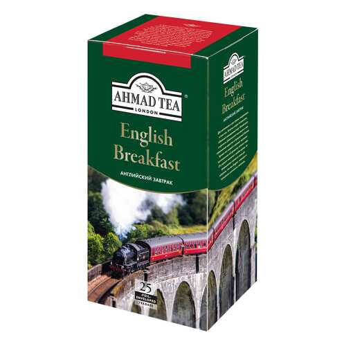 Чай черный Ahmad Tea english breakfast 25 пакетиков в Магнолия