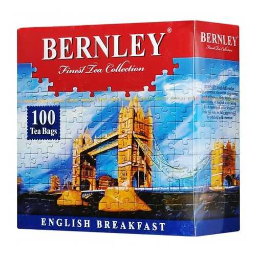 Чай черный Bernley english breakfast 100 пакетиков в Магнолия