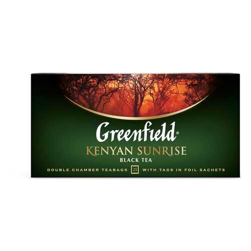 Чай черный Greenfield Kenyan Sunrise 25 пакетиков в Магнолия