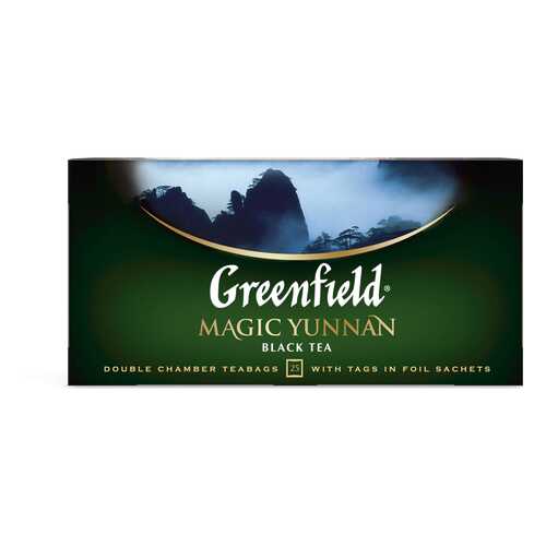 Чай черный Greenfield Magic Yunnan 25 пакетиков в Магнолия
