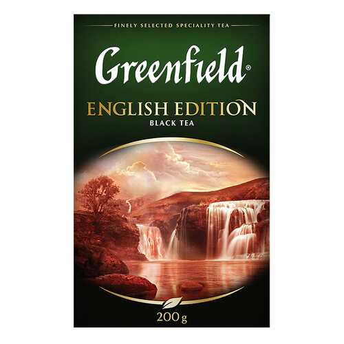 Чай черный листовой Greenfield English Edition 200 г в Магнолия