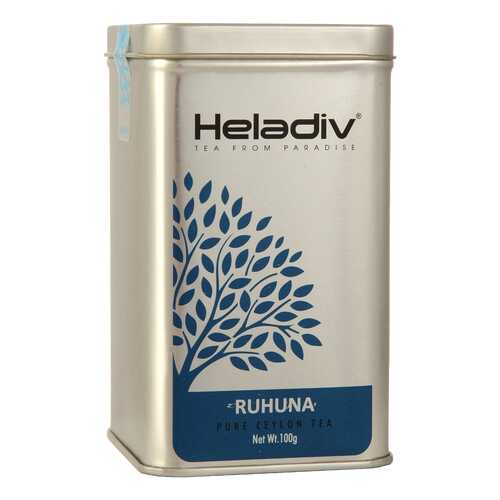 Чай черный листовой Heladiv TIN PL ruhuna tea 100 г в Магнолия