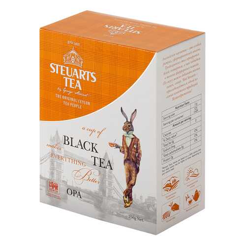Чай черный листовой Steuarts black tea OPA 250 г в Магнолия
