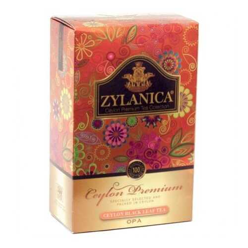 Чай черный листовой Zylanica ceylon premium collection OPА 100 г в Магнолия