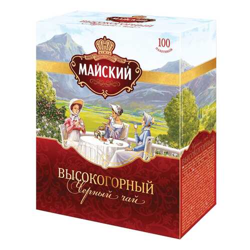 Чай черный Майский высокогорный 100 пакетиков в Магнолия