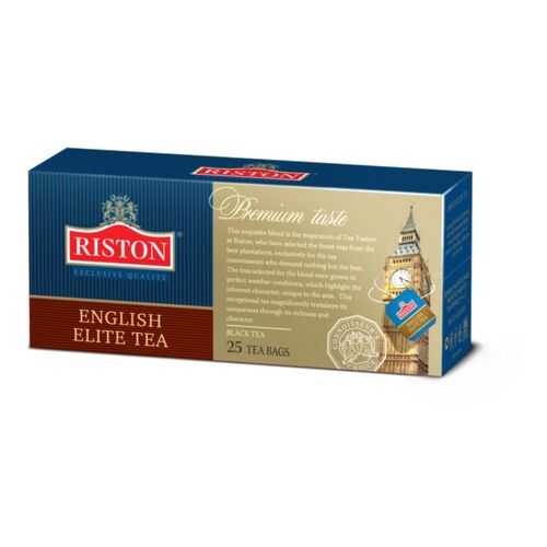 Чай черный Riston english elite tea 25 пакетиков в Магнолия