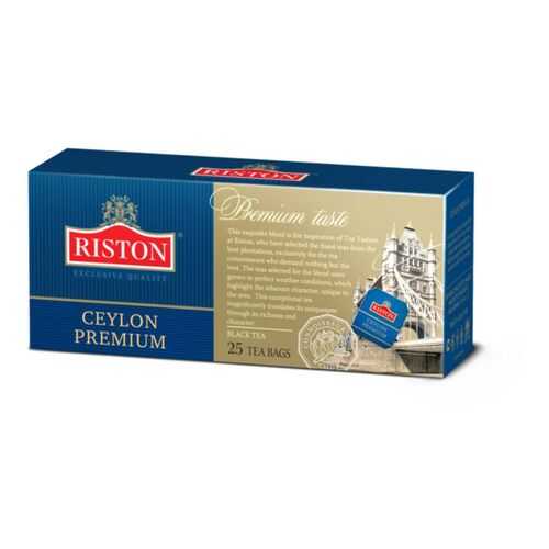 Чай черный Riston сeylon зremium 25 пакетиков в Магнолия