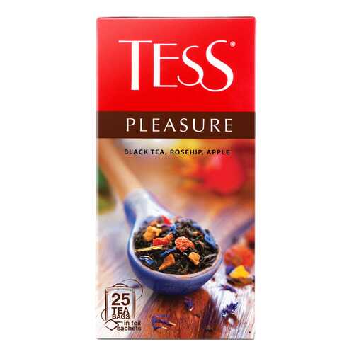 Чай черный Tess Pleasure 25 пакетиков в Магнолия
