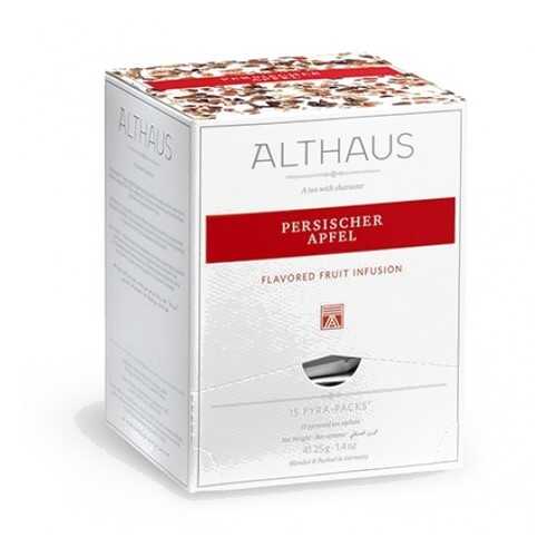 Чай фруктовый Althaus Persischer Apfel в пирамидках 15*2.75 г в Магнолия