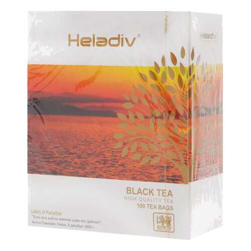 Чай Heladiv HQ black tea 100 пакетиков в Магнолия