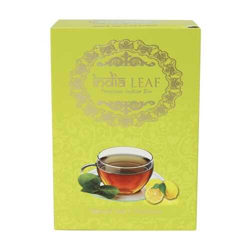 Чай India leaf Черный с лимоном, среднелистовой с добавками, 100 гр в Магнолия
