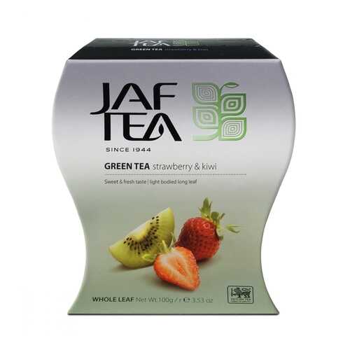 Чай Jaf Tea Strawberry Kiwi зеленый с клубникой и киви 100 г в Магнолия