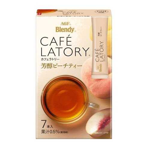 Чай растворимый AGF Cafe Latory Бленди персиковый в стиках 6*11 г в Магнолия