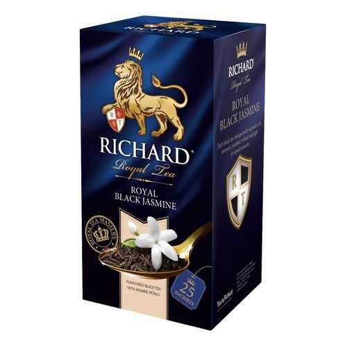 Чай Richard Royal Black Jasmine черный с жасмином 25 пакетиков в Магнолия