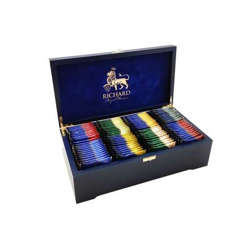 Чай Richard Royal Wooden Box ассорти 80 сашетов в Магнолия
