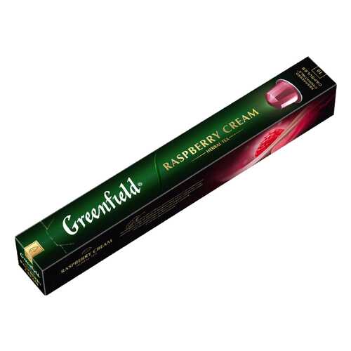 Чай травяной в капсулах Greenfield Raspberry Cream 10 капсул в Магнолия