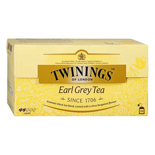 Чай Twinings черный бергамот 25*2 г в Магнолия