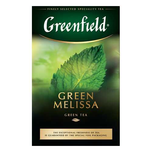 Чай зеленый листовой Greenfield Green Melissa 85 г в Магнолия