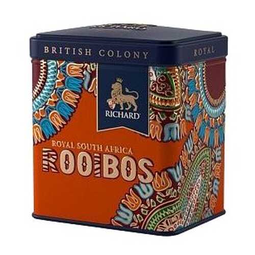 Чай зеленый листовой Richard British Colony Royal Rooibos ж/б 50 г в Магнолия