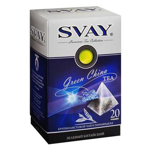 Чай зеленый Svay green china китайский 20 пакетиков в Магнолия