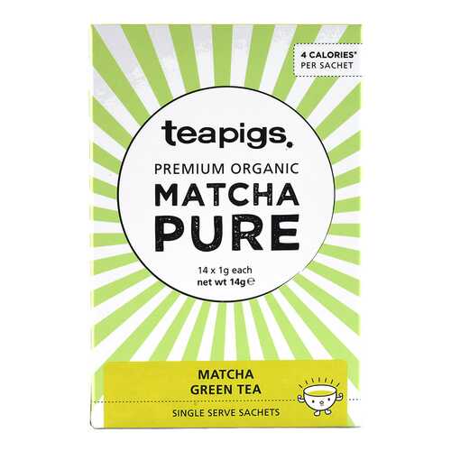 Чай зеленый Teapigs матча organic 14*1 г в Магнолия