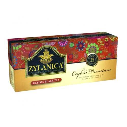 Чай Zylanica Ceylon Premium черный 25 пакетиков в Магнолия