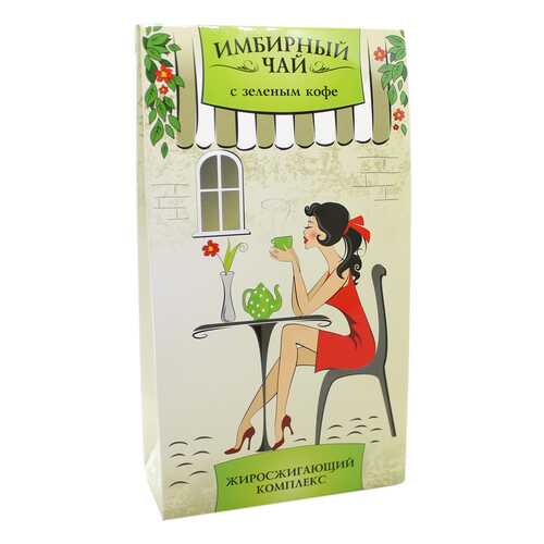 Имбирный чай Green Side c зеленым кофе 1.5 г в Магнолия