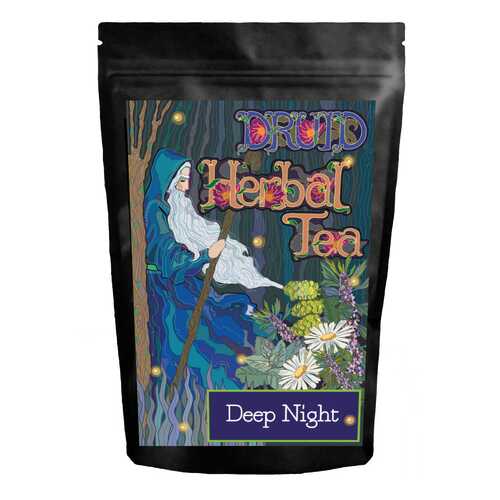Травяной успокаивающий чай антистресс с мелиссой и хмелем Deep Night 100 гр.Druid в Магнолия