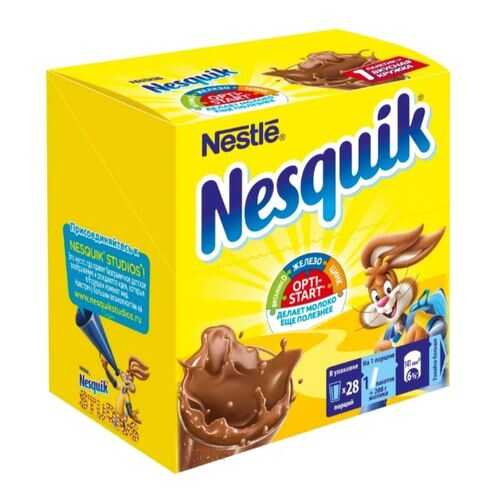 Какао-напиток NESQUIK OPTI-START быстрорастворимый 28 пакетиков в Магнолия