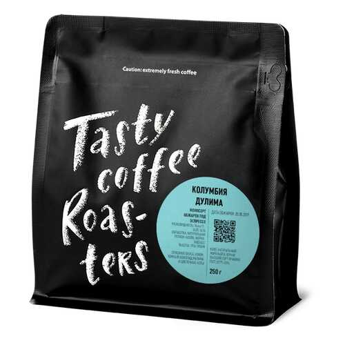 Эспрессо Колумбия Дулима молотый моносорт, 250 грамм Tasty Coffee в Магнолия