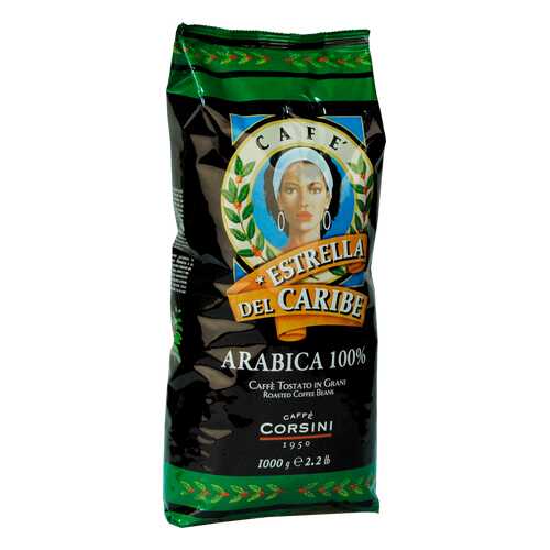 Кофе Caffe Corsini Estrella Del Caribe в зернах 1000 г в Магнолия