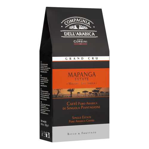 Кофе Compagnia Dell'Arabica Mapanga Estate молотый 250 г в Магнолия