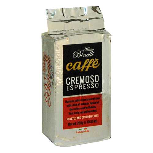 Кофе Mastro Binelli Сremoso Espresso молотый 250 г в Магнолия