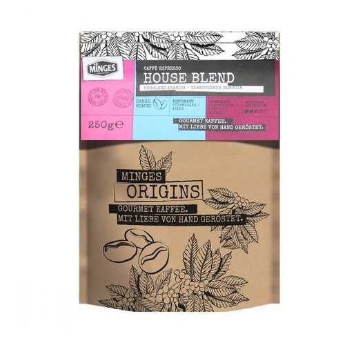 Кофе Minges Origins Caffe Espresso House Blend в зернах 250 г в Магнолия