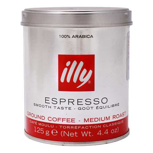Кофе молотый ILLY caffe espresso 125 г в Магнолия