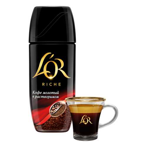 Кофе молотый L'OR riche в растворимом 95 г в Магнолия