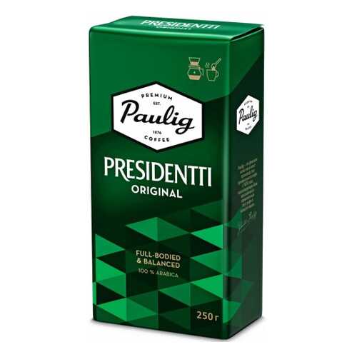 Кофе молотый Paulig presidentti original 250 г в Магнолия