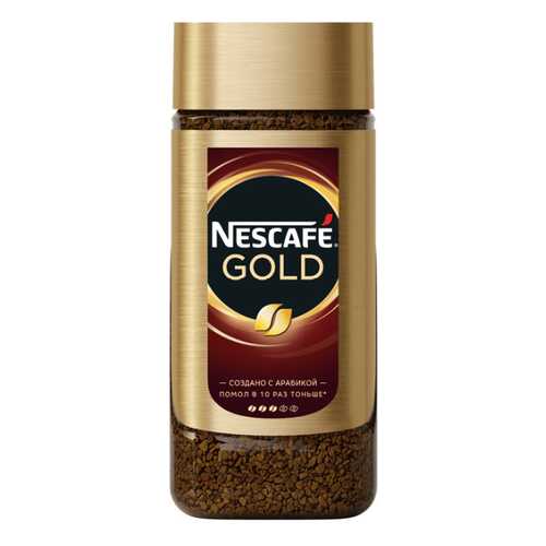 Кофе растворимый Nescafe Gold стеклянная банка 190 г в Магнолия