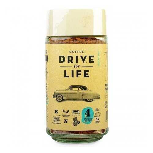 Кофе растворимый живой Drive for Life strong 100 г в Магнолия
