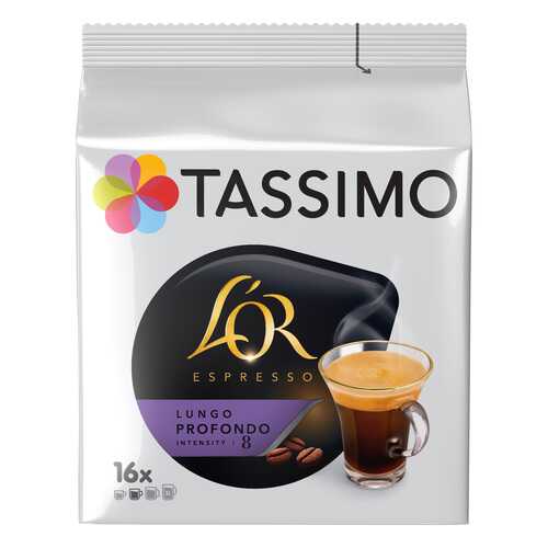 Кофе Tassimo L'or Espresso Lungo Profondo в капсулах 16 шт в Магнолия
